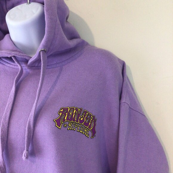 Ron Jon Rip Curl Lilac Purple Beach Hoodie Sweatshirt - Picture 2 of 5